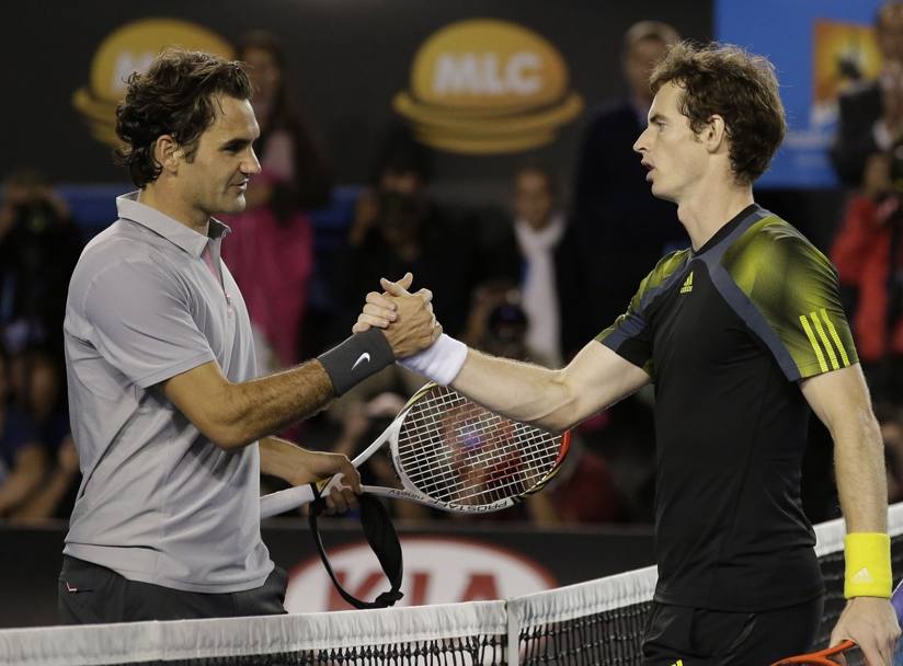 Australian Open 2013 Murray batte Federer in semifinale e si prepara ad affrontare Djokovic (LaPresse)